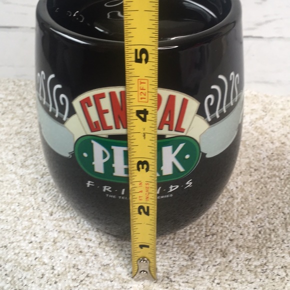 Friends Central Perk Coffee Mug Black Cup TV Logo XL Hidden Handle - Picture 10 of 11